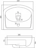 Мебельная раковина Акватон Акванью 46 1WH110150 фото 4