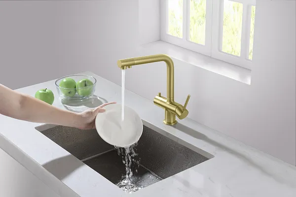 Смеситель для кухонной мойки TIMO Saona 2396/17F фото 3