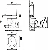 Бачок для унитаза Creavit Antik AN410-00CB00E-0000 фото 3