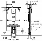Инсталляция для унитаза Grohe Rapid SL 38994000 фото 2