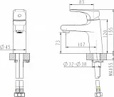Смеситель Bravat Vega F1119177CP для раковины фото 3