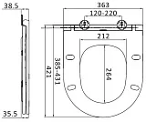 Крышка-сиденье Am.Pm Spirit V2.0 C707857WH с микролифтом фото 2