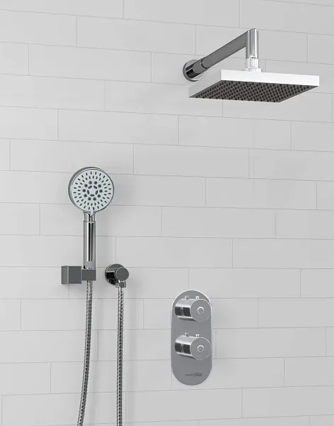 Душевой комплект WasserKRAFT A16028 Thermo встраиваемый фото 2