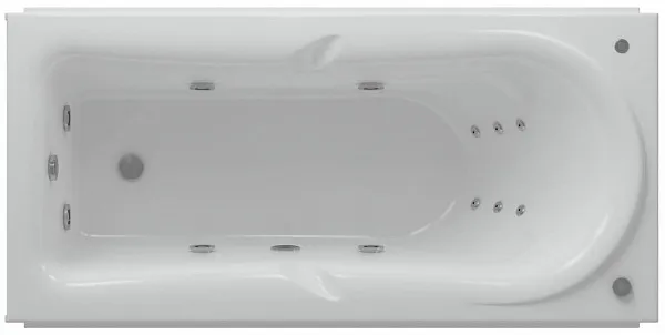 Акриловая ванна Aquatek Леда 170x80 LED170-0000034 слив слева фото 2