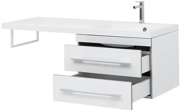 Тумба с раковиной Aquanet Верона 120 239946 подвесная фото 3