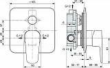 Смеситель Ideal Standard Cerafine D A7190AA для душа фото 2