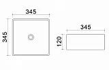 Раковина Azario 35 см AZ-41314 фото 3