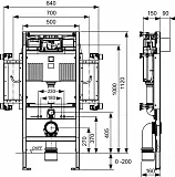 Инсталляция для унитаза TECE Profil 9300381 фото 2