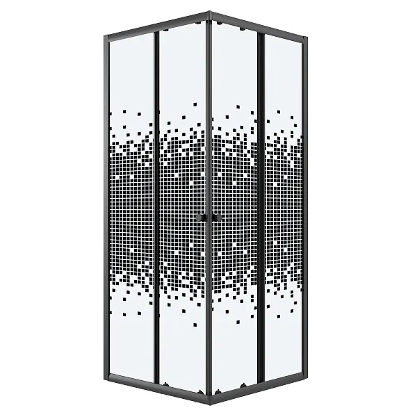 Душевой уголок Niagara Eco NG-1010-14QBLACK фото 1