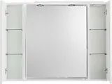 Зеркало-шкаф BelBagno Marino 100x75 MARINO-SPC-1000/750-2A-BL-P с подсветкой фото 2