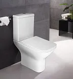 Унитаз-компакт Azario Iris AZ-8353 напольный безободковый с сиденьем микролифт фото 14