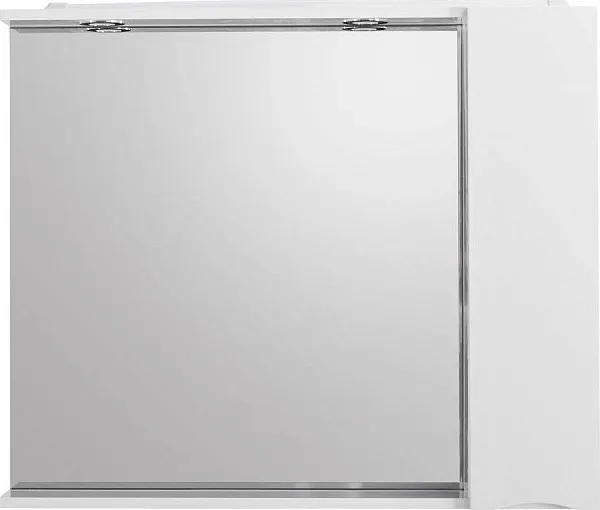 Зеркало-шкаф BelBagno Marino 80x75 MARINO-SPC-800/750-1A-BL-P-R правое с подсветкой фото 2