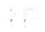 Смеситель для раковины Wonzon & Woghand WW-121B108-MB фото 1