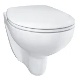 Унитаз Grohe Bau Ceramic 39351000 подвесной безободковый с микролифтом фото 1