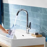 Смеситель Hansgrohe Novus 71126000 для раковины с донным клапаном фото 3