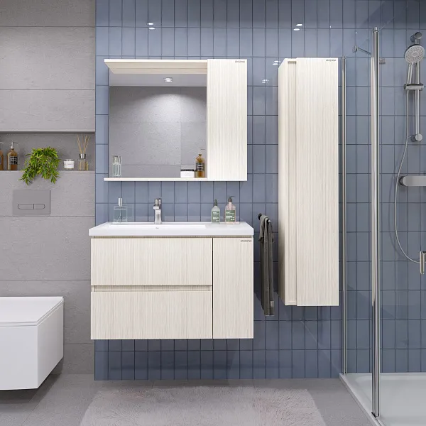 Зеркало-шкаф Grossman Юнит 80x70 Кадена лайт фото 2