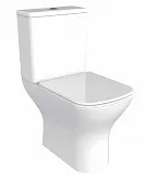 Унитаз-компакт Azario Iris AZ8353 напольный безободковый с микролифтом фото 1
