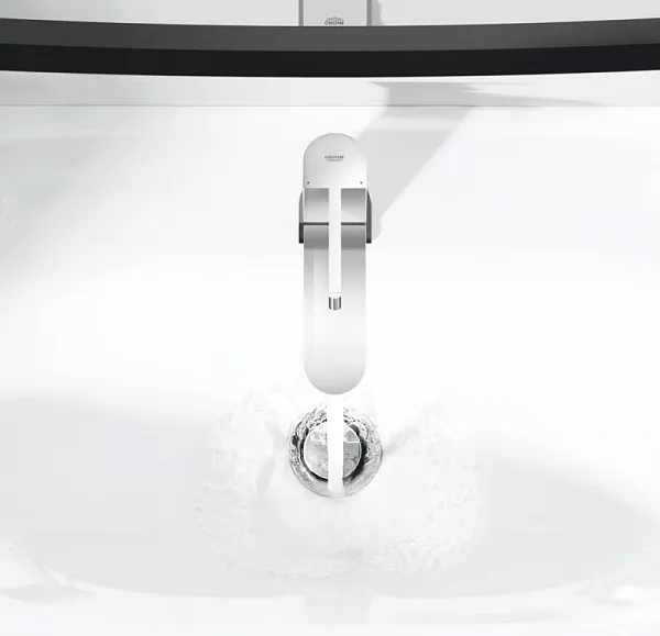 Смеситель Grohe Plus 32612003 для раковины с донным клапаном фото 4