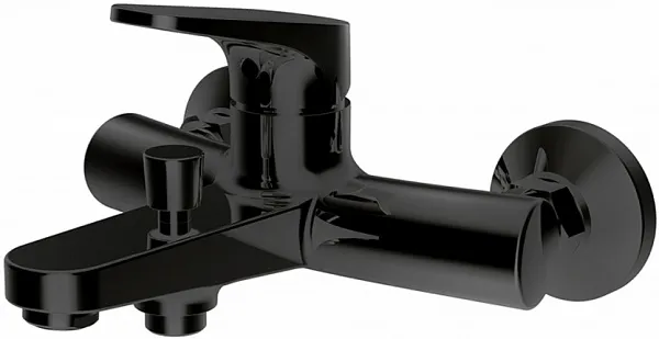 Смеситель Bravat Eler Black F6191238BM-01-RUS для ванны с душем фото 1