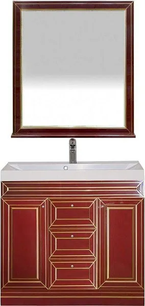 Зеркало Misty Vena 75x100 Л-Вен02075-103 с полочкой фото 2