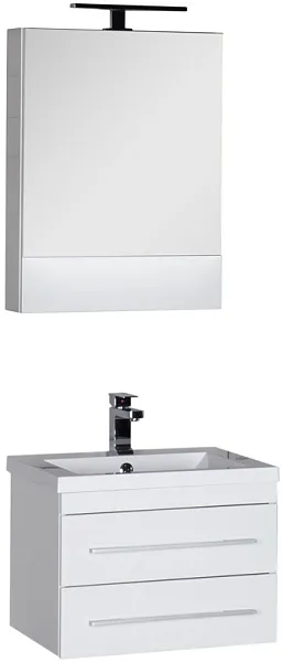 Зеркало-шкаф Aquanet Нота 58 камерино белый фото 2