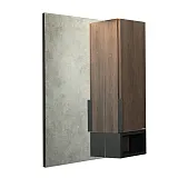 Зеркало Comforty Франкфурт 73x80 00004151044CF правая с полочкой фото 1