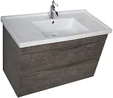 Тумба с раковиной Aquanet Эвора 100 дуб антик фото 2