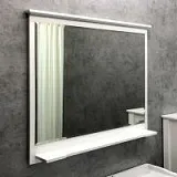 Зеркало Comforty Тбилиси 93x82,5 00003132632CF с полочкой фото 1