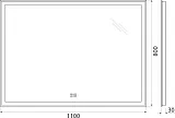 Зеркало BelBagno Grt 110x80 SPC-GRT-1100-800-LED-TCH-WARM с подсветкой фото 9