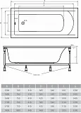 Акриловая ванна Alpen Alaska 180x80 AVB0006 фото 3
