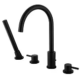 Смеситель на борт ванны ABBER Wasser Kreis AF8113B фото 1