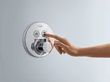 Термостат Hansgrohe ShowerSelect S 15743000 для душа с внутренней частью фото 2