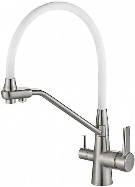 Смеситель Steel Hammer SH 903-8 SATIN для кухонной мойки фото 1