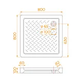 Душевой поддон RGW CER 19170188-01 фото 6