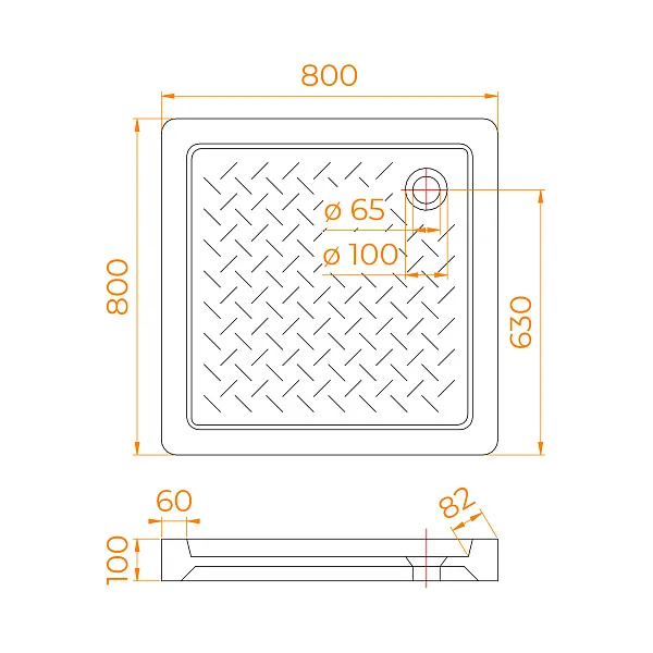 Душевой поддон RGW CER 19170188-01 фото 6