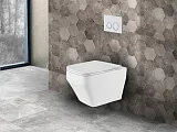 Унитаз Point Аврора PN41101 подвесной безободковый с сиденьем микролифт фото 5