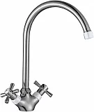 Смеситель Decoroom DR46 DR46028-White для кухонной мойки фото 1