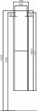 Шкаф-пенал Акватон Йорк 30x160 см белый / светлое дерево 1A171203YOAY0 фото 4