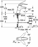 Смеситель Grohe Euroeco Special 32766000 для раковины с донным клапаном фото 2