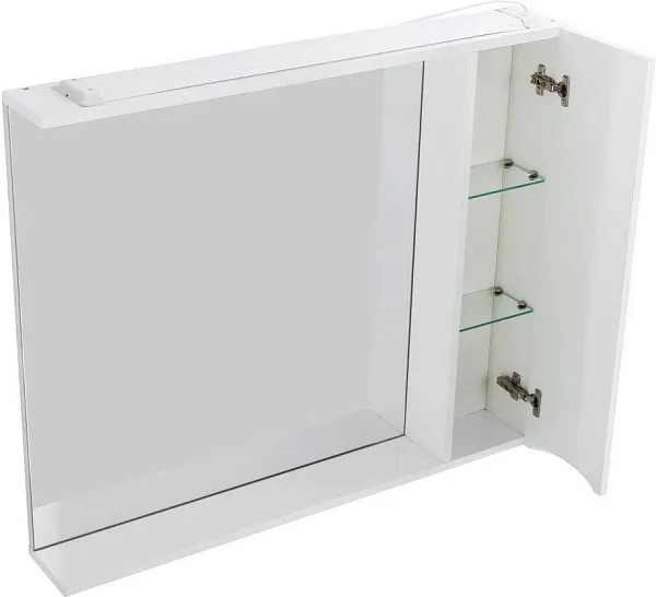 Зеркало-шкаф BelBagno Marino 80x75 MARINO-SPC-800/750-1A-BL-P-R правое с подсветкой фото 7