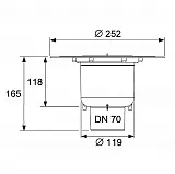 Сифон TECE Drainpoint S 3603600 для душевого трапа фото 2