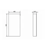 Зеркало-шкаф Comforty Дуэт 48,5x80 00-00009923CF фото 2