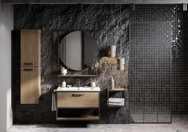 Зеркало Акватон Лофт Фабрик 80x90 см 1A242602LTDY0 фото 2