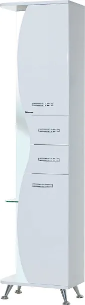 Шкаф-пенал Bellezza Рио 50 R белый фото 1