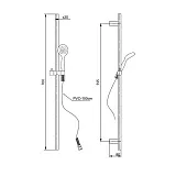 Душевой гарнитур PAINI Bergamo R BRCR121L7R фото 9