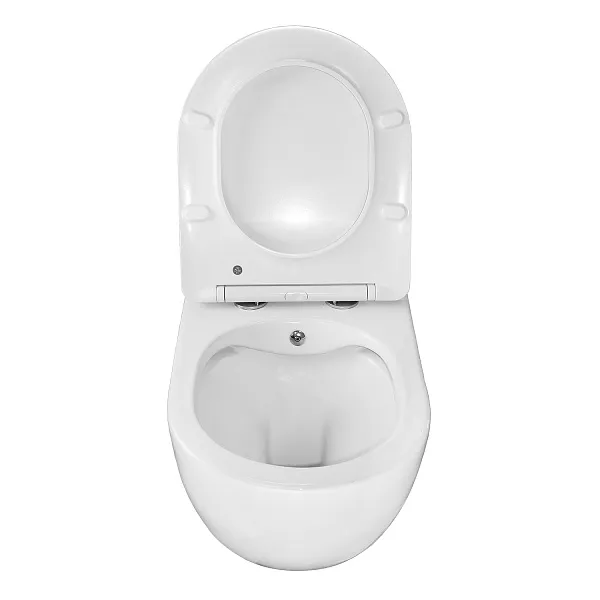 Унитаз Azario Allegro AZ-3105B подвесной безободковый с сиденьем микролифт фото 5