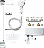 Термостат Grohe Grohtherm SmartControl 34720000 для душа с душевым гарнитуром фото 10