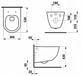 Унитаз Laufen Pro Rimless 8.2096.6.000.000.1 подвесной безободковый фото 10