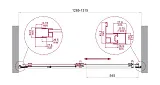 Душевая дверь BelBagno LUCE LUCE-BF-1-130-C-Cr фото 6