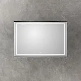 Зеркало BelBagno Kraft 120x80 SPC-KRAFT-1200-800-LED-TCH-WARM-NERO с подсветкой фото 2